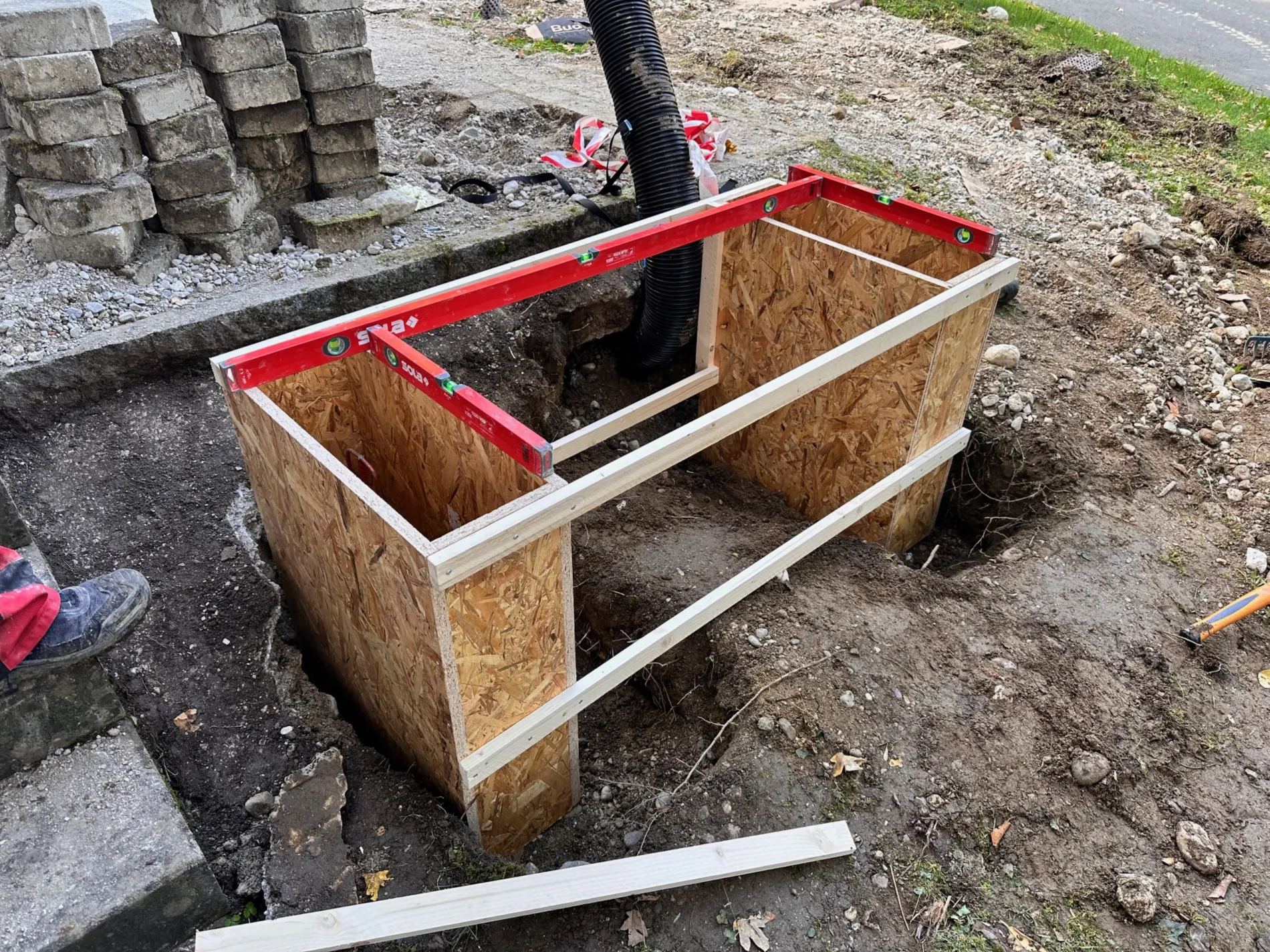 Fundament Wärmepumpe